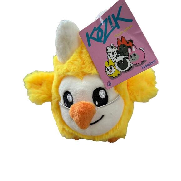 Kidrobot Kozik Plush Litton Yellow White Bunny Chicken Bird Rare Loot Crate - Picture 3 of 7